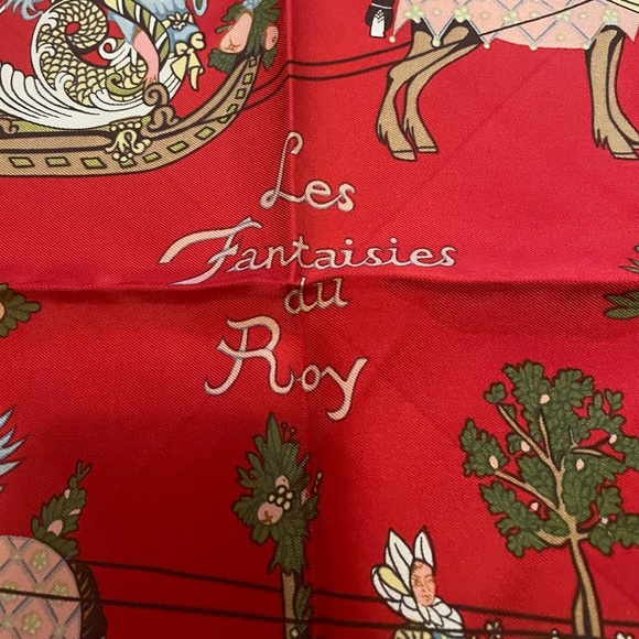 Hermès Les Fantaisies du Roy Circa 2000 Scarf - Picture 2 of 12